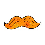 cartoon ginger mustache N6