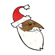 Cartoon Santa Face N10