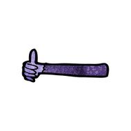 cartoon halloween vampire arm N38