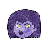 cartoon vampire face N26