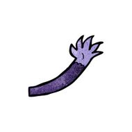 cartoon halloween vampire arm N39