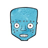 cartoon robot head N54