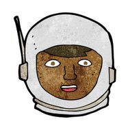 cartoon astronaut head N7