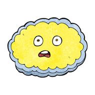 shocked cartoon cloud face N3