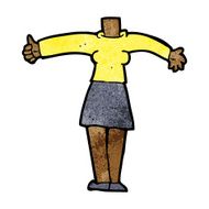 cartoon female body (add photos or mix and match cartoons) N157