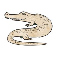 Cartoon Alligator N28