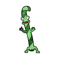 Cartoon Dancing Christmas Candy Cane N11