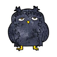 cartoon wise old owl N6