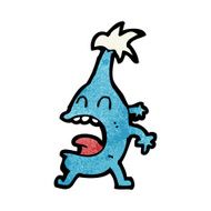 cartoon funny creature N18