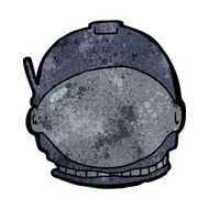 cartoon astronaut face N7