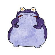 cartoon fat frog N4