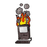 cartoon old computer N31