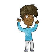 cartoon man waving arms N7