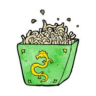 cartoon noodle box N23