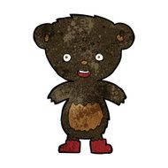 cartoon black bear cub N42