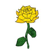 Yellow Rose Cartoon N4