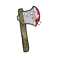 bloody cartoon axe N3