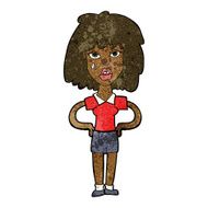 cartoon tough woman N7