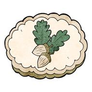 cartoon acorn symbol N2