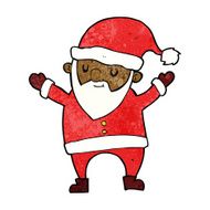 cartoon dancing santa N8