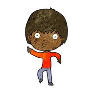 cartoon impressed boy pointing N7