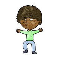 cartoon suspicious man N26