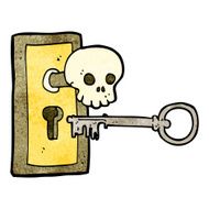 cartoon spooky door knob N6