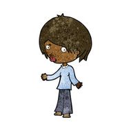 cartoon confused woman N85