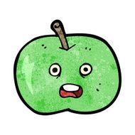 cartoon shiny apple N7