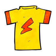 cartoon t shirt with lightning bolt N6