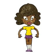 cartoon pretty woman N186