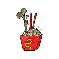 cartoon noodles in box N7