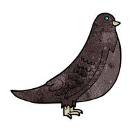 Cartoon Bird N269