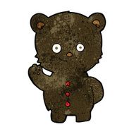 cartoon black bear cub N44