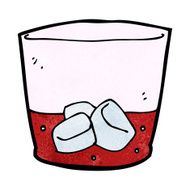cartoon drink in glass N2