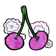 cartoon cherries N22