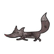 cartoon little wolf N63