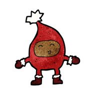 cartoon funny christmas character N9