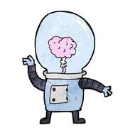 cartoon robot cyborg N6