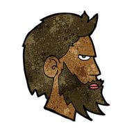 Cartoon Man With Beard N14