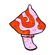 cartoon toadstool N75