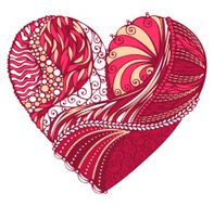 Vintage heart