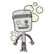 cartoon funny robot N62
