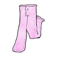 cartoon pair of pink pants N6