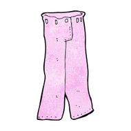 cartoon pair of pink pants N7