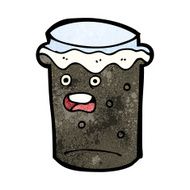 cartoon glass of stout beer N5