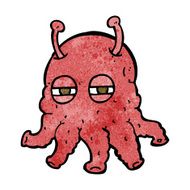 Cartoon Alien Face N15