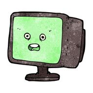 Cartoon Computer Screen N22
