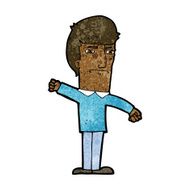 cartoon angry man N76