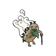 cartoon old potato N7